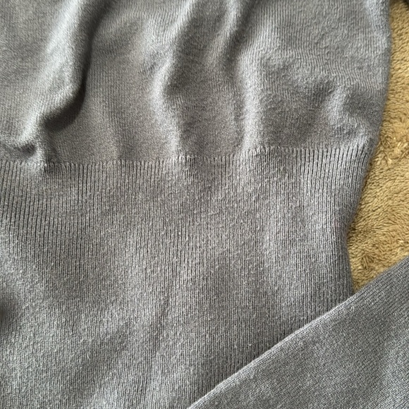 Edikted Jane Gray Tie Front Knit Top - Picture 4 of 9